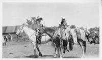 Camped on one trip 1928 from Quarter Circle U Ranch, Birney, Mont.