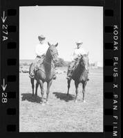 [Unknown cowboys on horse back]