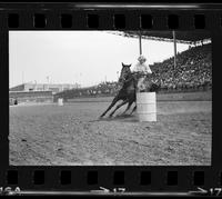 Bonnie Northrup Barrel racing