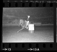 Carla baer Barrel racing