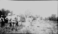 Ready to Assemble Mrs. Arnold's teepee Quarter Circle U Ranch Aug 1928