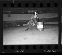 Judy Wrede Barrel racing