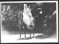 Spanish Day Parade, 1939, Santa Barbara, CA, Luis Ortega age 39 Typical costume of 1850-60