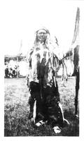 Chief White Arm posed after Parade Lodge Grass