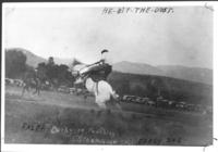 Ralph Derby on General Pershing, Steamboat Springs, early 20's, he was thrown