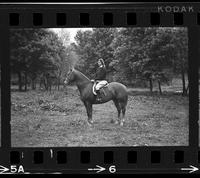 Norita Henderson on horseback