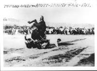 Tuffy Wren somersaults, Routt County Fair, Hayden, 1919
