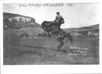 George Bird on Jeronamo, Mt. Harris 1921 2nd money