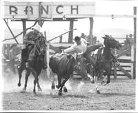 J.E. Ranch Rodeo Waverly, N.Y. J R. Eskew hazing