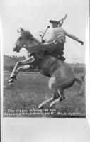 Tom Gabel Riding at the Ashland, Mont. Roundup