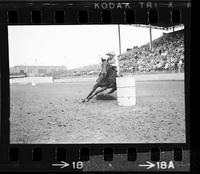 Pam Mack Barrel racing