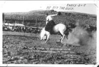 Charlie Tipton and Gen. Pershing having a clear understanding at Hayden Colo., early 20's