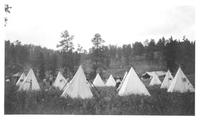 Our Campsite from Quarter Circle U Ranch 1928