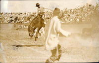 Bobby Askins [sic] winning First Money Bozeman Round-Up