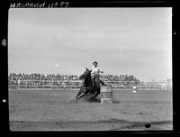 Peggy Harris  (Barrel Race)