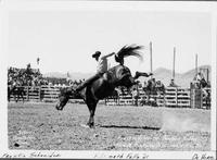 Frankie Schneider Bareback Riding Klamath Buckaroo Days, July 4-5-6, 1941
