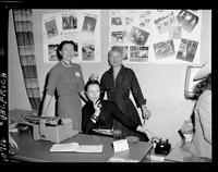 3 Gals at June's Desk