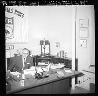 John Van Cronkhite in His Office