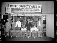 Cowboy Champs in front of Booth