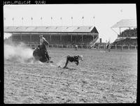 Leon Jones Calf Roping