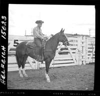Walt linderman on Horse "Pose"