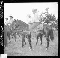 Harley May atop horse