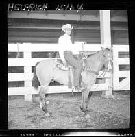 Bob Swaim on horse  posed