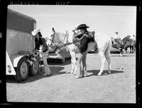 Nancy & Virginia and Horse