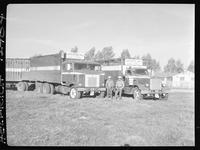 Bob & Hank Christensen & Trucks (side)