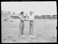 Vaden Ashby receiving 1953 trophy