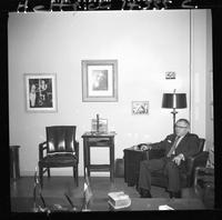 John Van Cronkhite in His Office