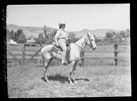 June Hatchtel on Horse  (Pose)