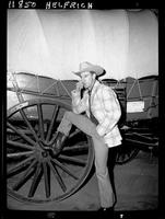 Bill Linderman foot on wheel