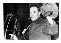 Bob Wills [getting into an automobile]