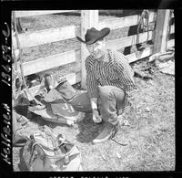 J.T. Smith sitting on Saddle