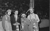 Adams, & Rodeo clowns