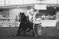 Kathy Sankey Barrel racing