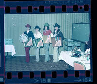 Group photograph of 1974 MGRA Novice Barrel race winners