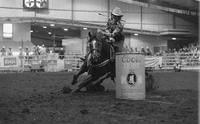 Marge Moffatt Barrel racing