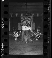 Unidentified participants in an awards ceremony