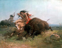 Buffalo Hunt, 1860