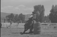 Sylvia Overfelt Barrel racing