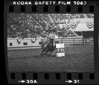 Pam Ross Barrel racing