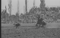 Roy Burk Calf roping