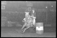 Sue Elliott Barrel racing