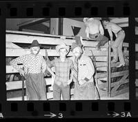 Unidentified Rodeo clowns & Bremer Kemp