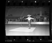 Charro Gomez Trick roping