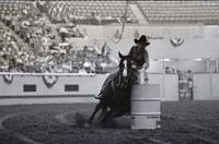 Pam Thedford Barrel racing