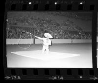 Charro Gomez Trick roping