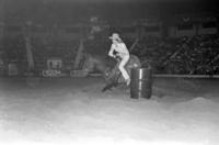 Marge Moffett Barrel racing